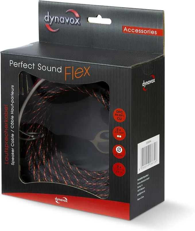 Dynavox Cable para Altavoces Perfect Sound Flex con Conectores Banana 5.webp