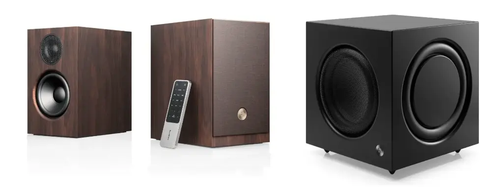 Audio Pro A28 + SW-10 (Black/Walnut)
