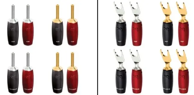 Audioquest SureGrip FR 507 (Silver, Set de 4, Banana)