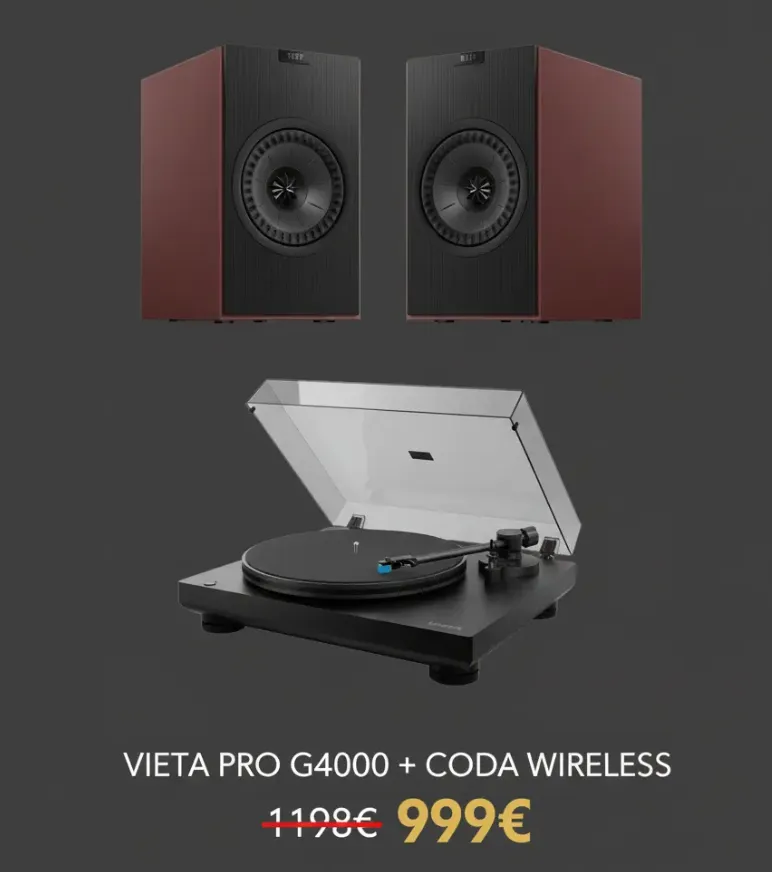 Vieta Pro G4000 + KEF CODA Wireless (Moss Green)