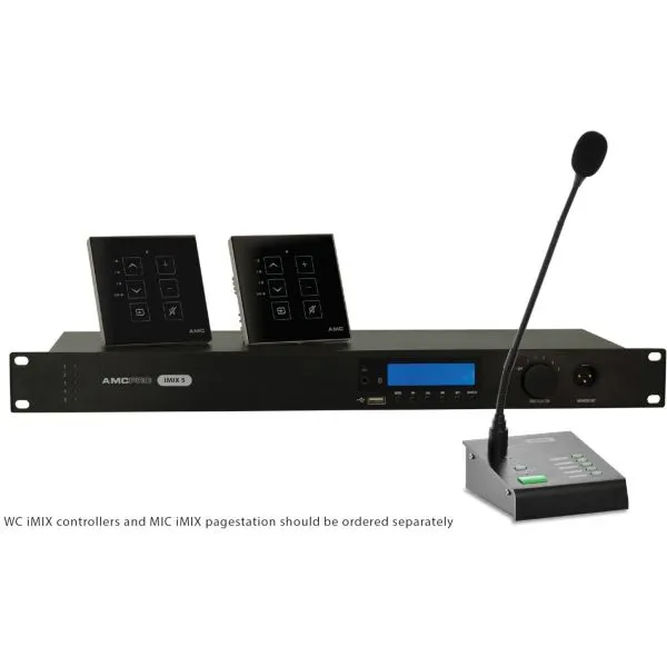 AMC IMIX5 Preamplificador Mezclador 5 salidas.