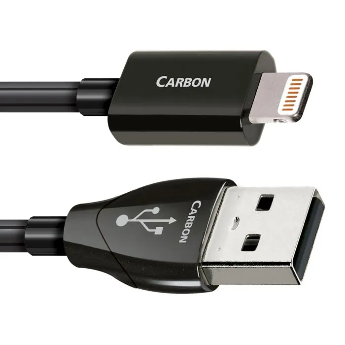 AudioQuest Carbón USB A - Lightning (0,75 metros)