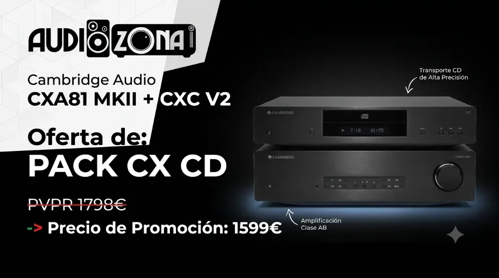 Cambridge Audio Pack CX CD (CXA81MKII + CXC V2 Black Edition)
